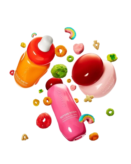 Floating skincare products